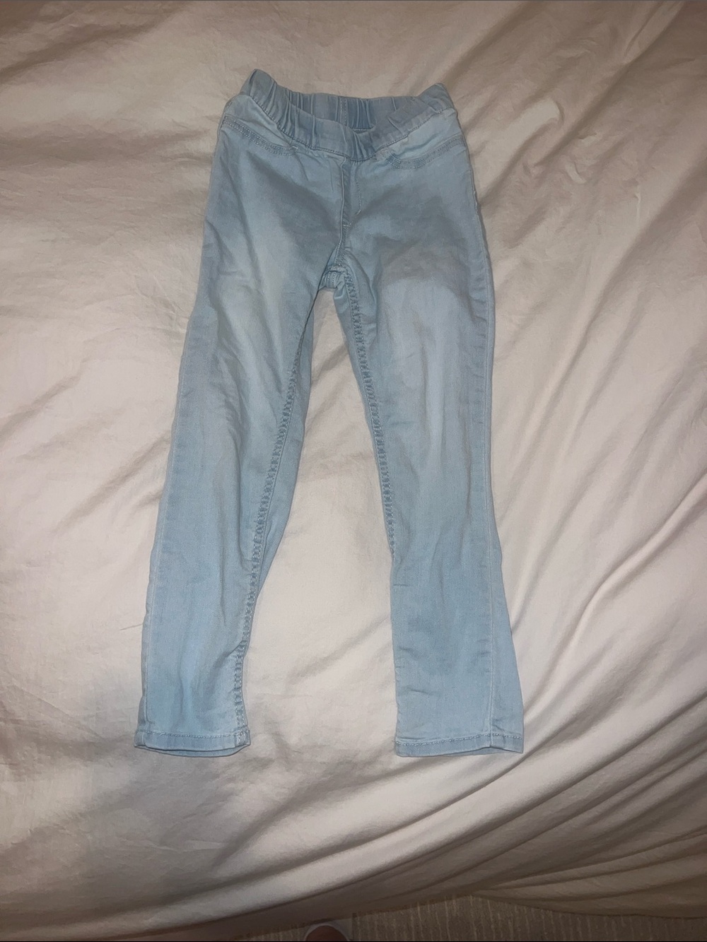 H&M Light Blue Girls' jeggings 5T EUC